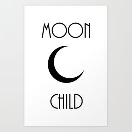 Moon Child Art Print