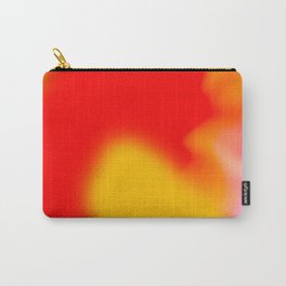 Red Yellow Aura Gradient Ombre Sombre Abstract  Carry-All Pouch