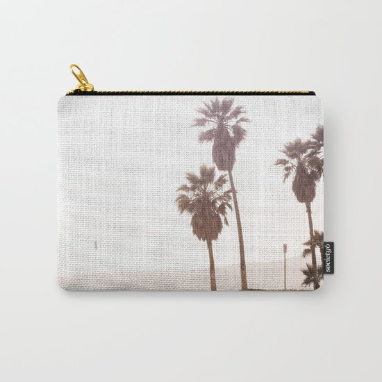 Vintage Summer Palm Trees Carry-All Pouch