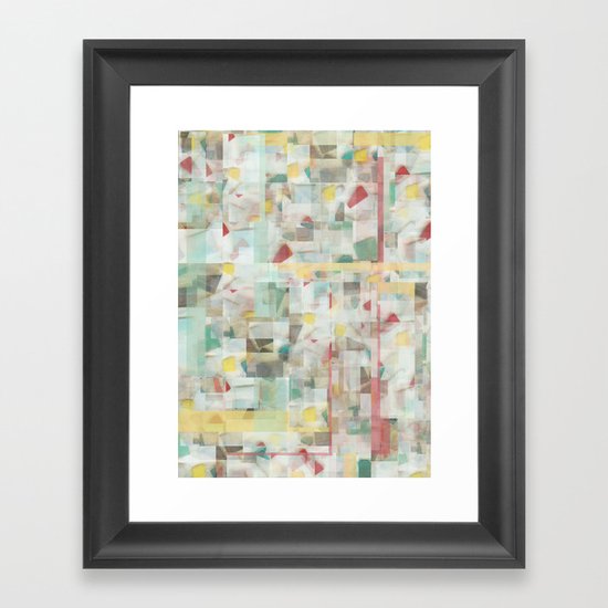 Mosaic Framed Art Print