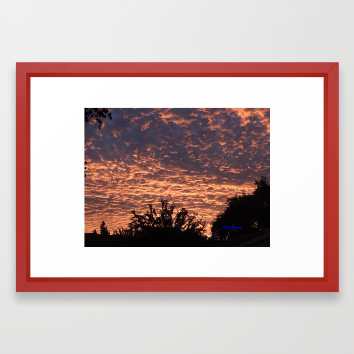 Atmospherics Number 2 Sunset From Costco San Dimas Framed Art Print By Rscarlson Society6 There are custom framing stores in every city.