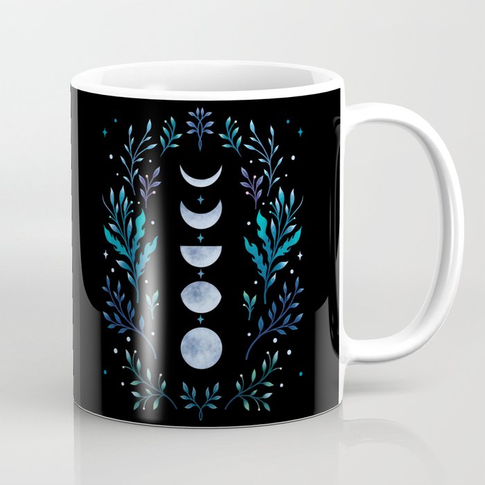 Moonlight Garden - Blue Coffee Mug
