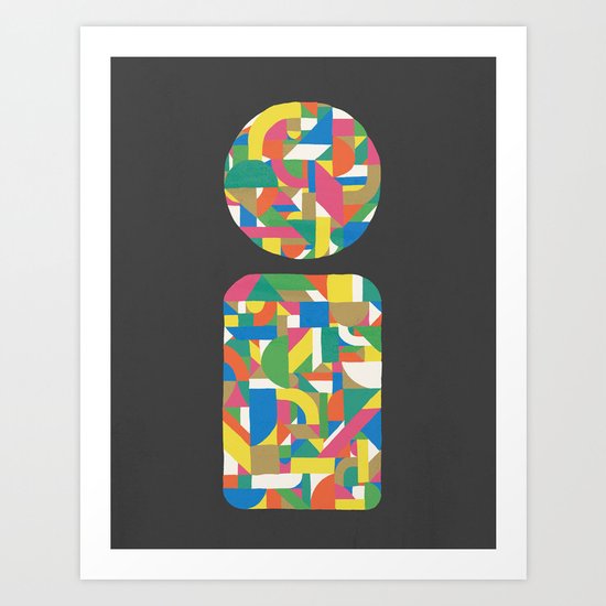 Letter i Art Print