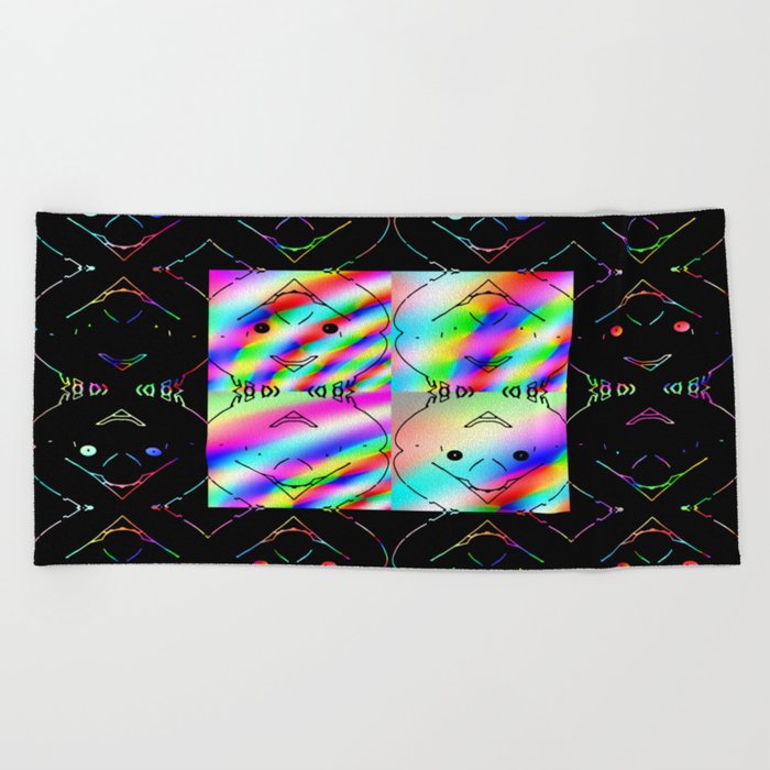 Colorandblack series 1956 Beach Towel