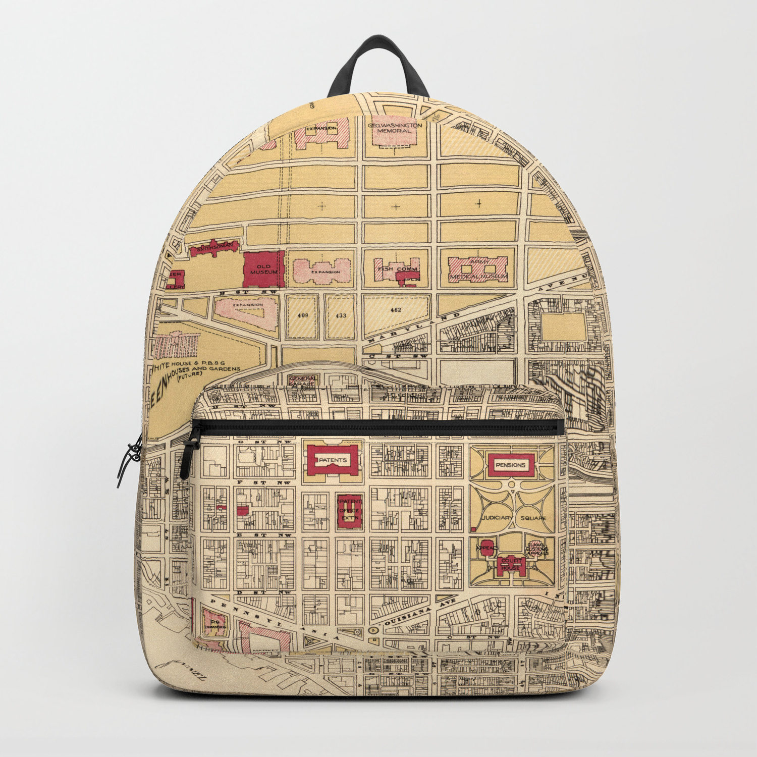 backpacks at the mall