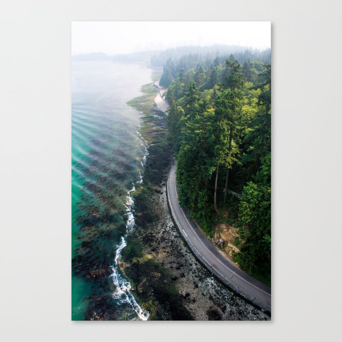 The Vancouver Seawall Canvas Print