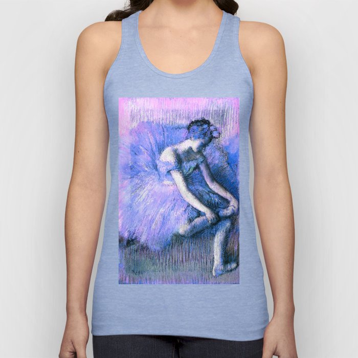 The Dancer by Edgar Degas Lavender Tank Top