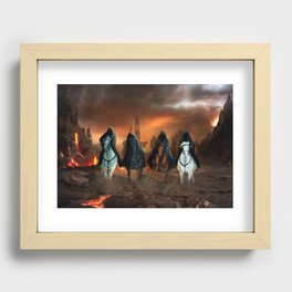 Four Horsemen Of The Apocalypse Recessed Framed Print
