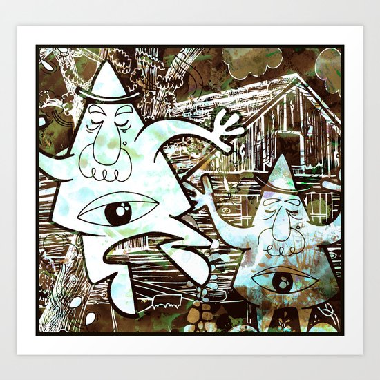 Taken with Instagram Art Print