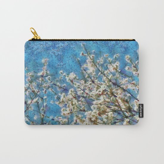 Blossom and Blue Sky In Monet Style Carry-All Pouch