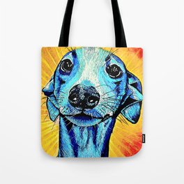 Bella The Whippet Tote Bag