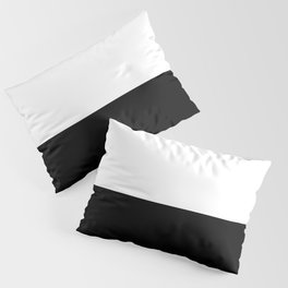 Black & White Color Block Pillow Sham