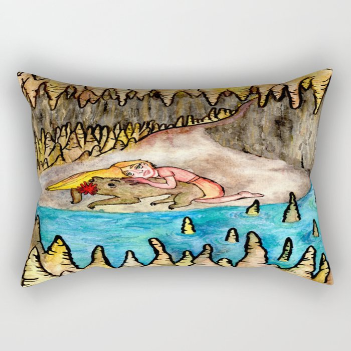 Mole's Cave Rectangular Pillow