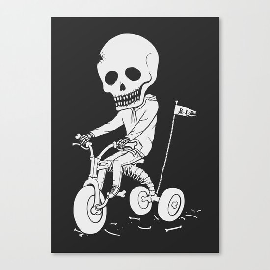 Death Kid Bone Ride Canvas Print