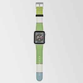 Mark Maycock's Scale of hues and tones of green from 1895 (vintage remake without texts) Apple Watch Band