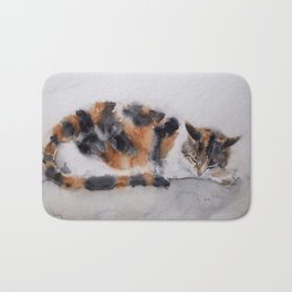Calico cat Bath Mat