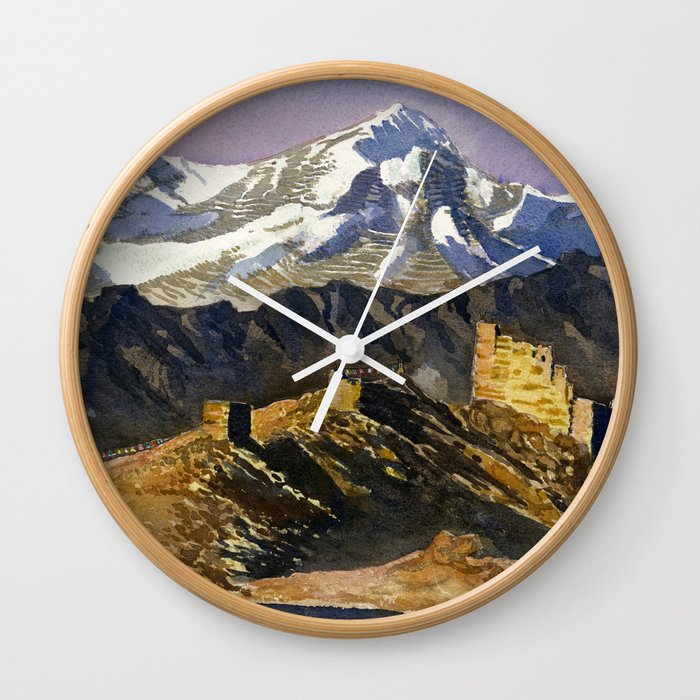 Ancient Echoes Wall Clock