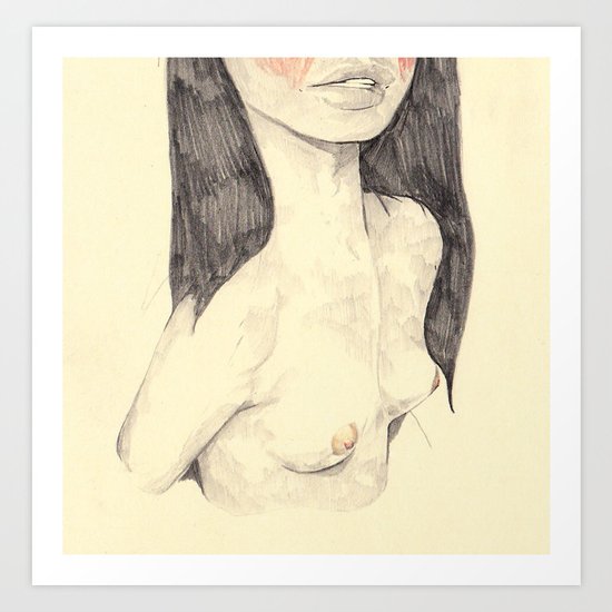 breasts Art Print