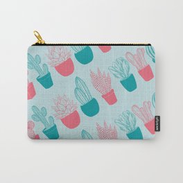 Colourful succulent pattern  Carry-All Pouch