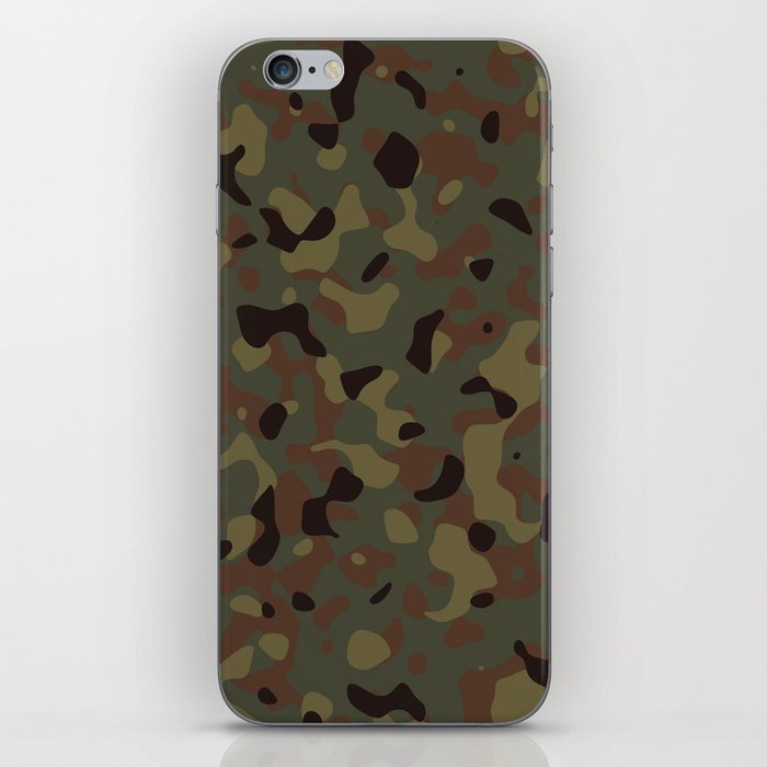 vintage military camouflage iPhone Skin