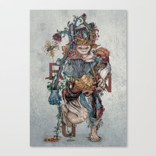 Human naturally Canvas Print