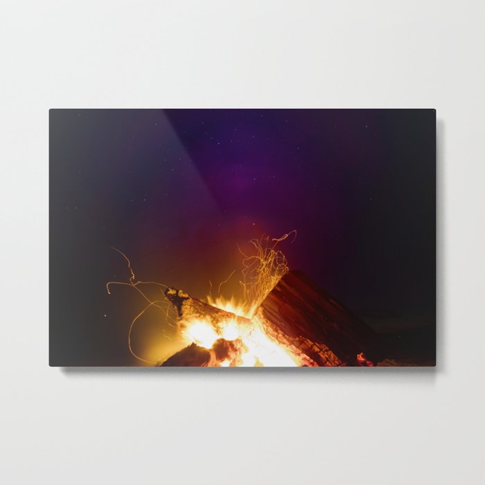 The Fire Sunset (Color) Metal Print