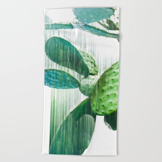 Faster than the speed of CACTUS Beach Towel