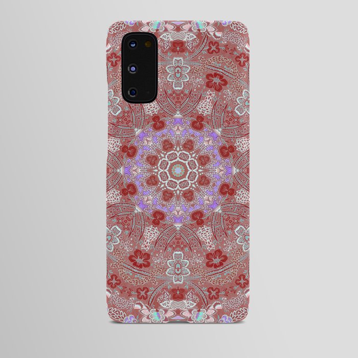 Moroccan Flowers Warm Color Vintage Android Case