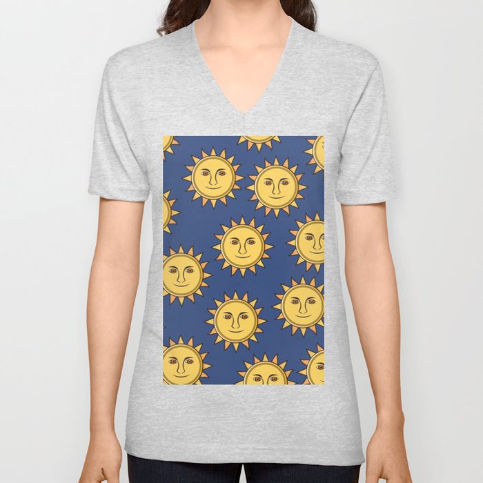 The Sun V Neck T Shirt