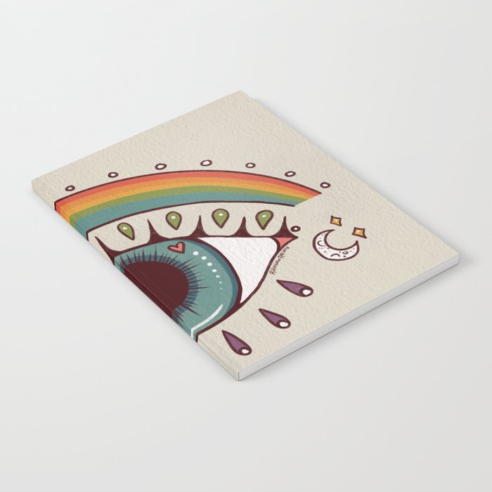 rainbow eye Notebook