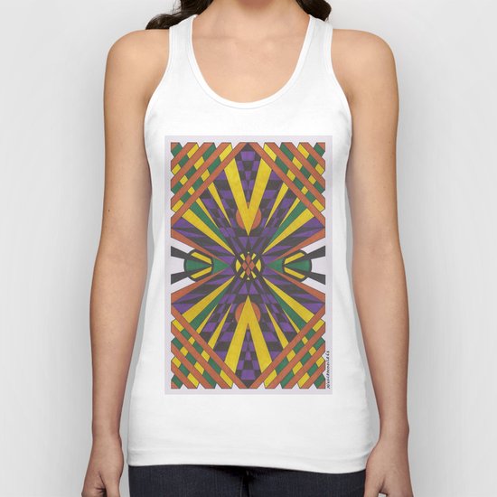 Purple Cross Unisex Tank Top