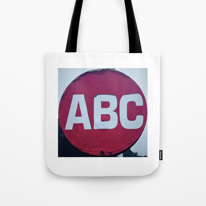 VINTAGE ABC SIGN Tote Bag