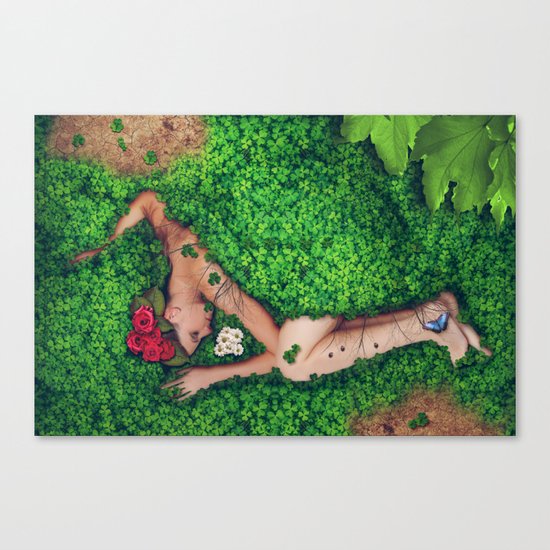 Born in Nature Canvas Print