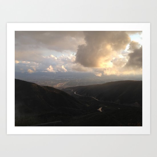 Outside Twin Peaks Art Print
