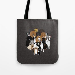 Dogs, A Cat, And A Chicken Tote Bag