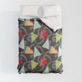 Worms and Triangles Comforter