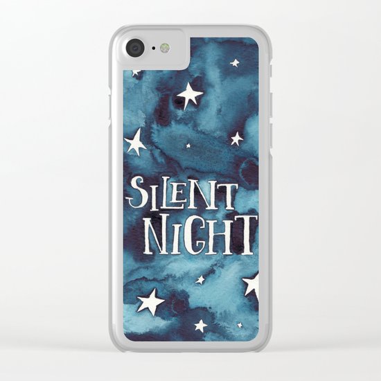 Silent Night... Clear iPhone Case
