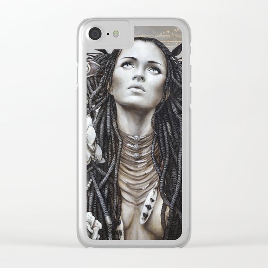 Plume de nuage Clear iPhone Case
