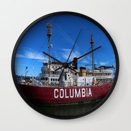 Fireship Columbia Wall Clock