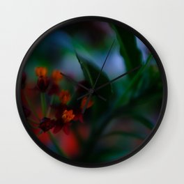 Chicago Flowers Wall Clock