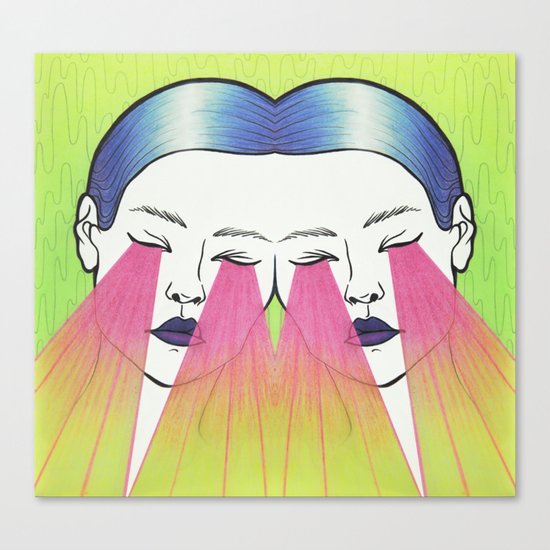 Twin beams Canvas Print