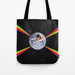 Rainbow Moon Tote Bag