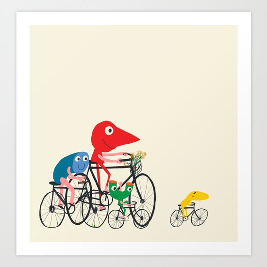 Bike is Life Art Print