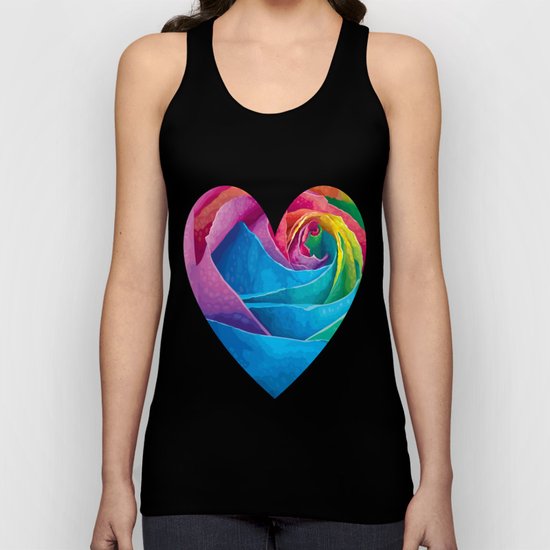 Rose Unisex Tank Top