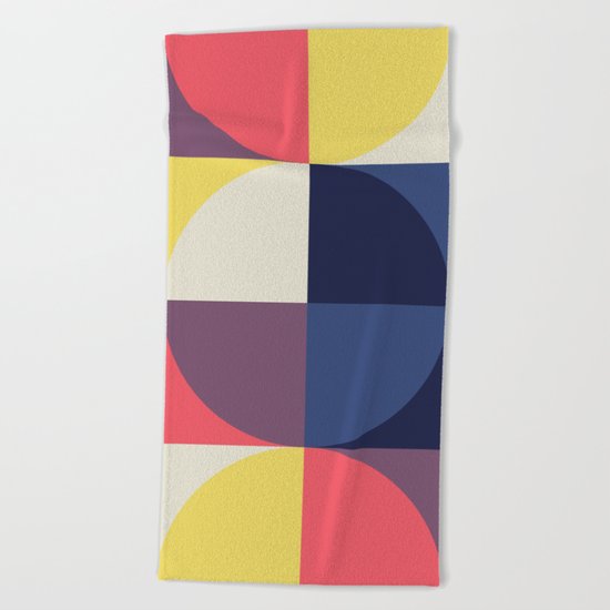 Quarters Quilt 1 Beach Towel