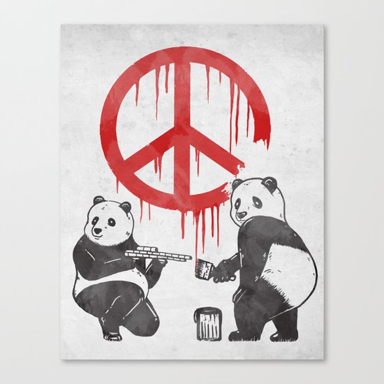 Pandalism V2 Canvas Print