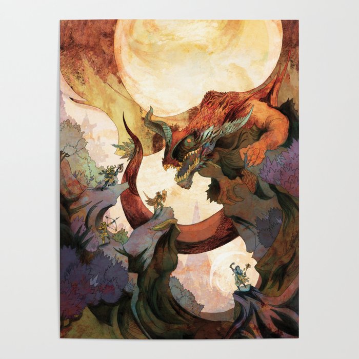 Dragon Fight Poster