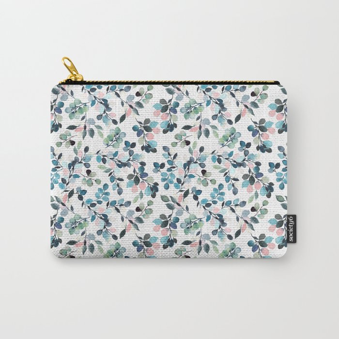 Eucalyptus watercolor Carry-All Pouch