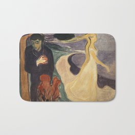 Edvard Munch Separation Bath Mat | Expressionism, Expressionist, Museum, Munch, Vector, Artist, Cartoon, Face, Art, Painting 