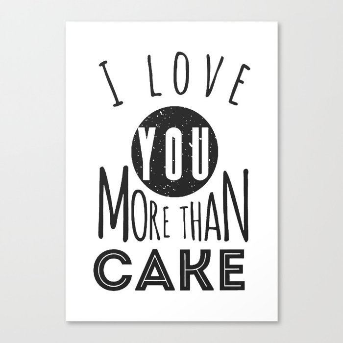 cake love Canvas Print
